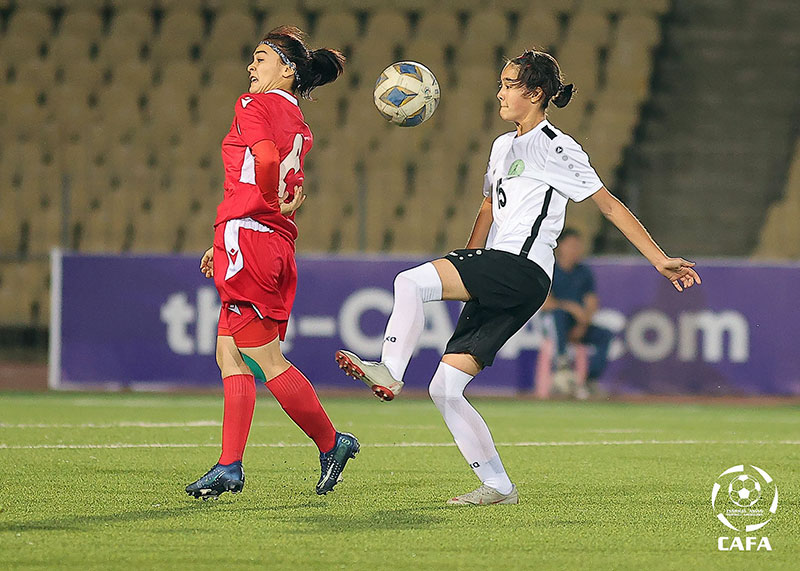 Turkmen football players tied with the team of Tajikistan at the CAFA-2022 championship in Dushanbe